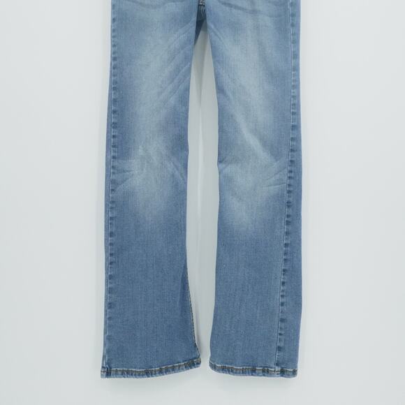 Wrangler Jeans Juniors 3X32 Blue Denim‎ Light Wash Bootcut Cowgirl Western Y2K - Picture 4 of 12